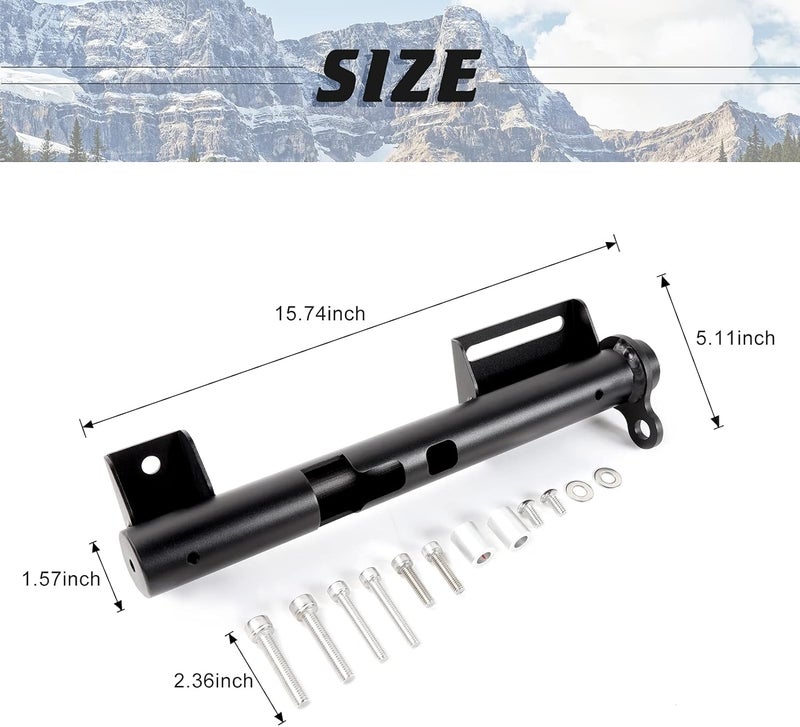 JeCar Flag Mount and CB Radio Antenna Bracket for Jeep Wrangler & Gladiator - Image 2