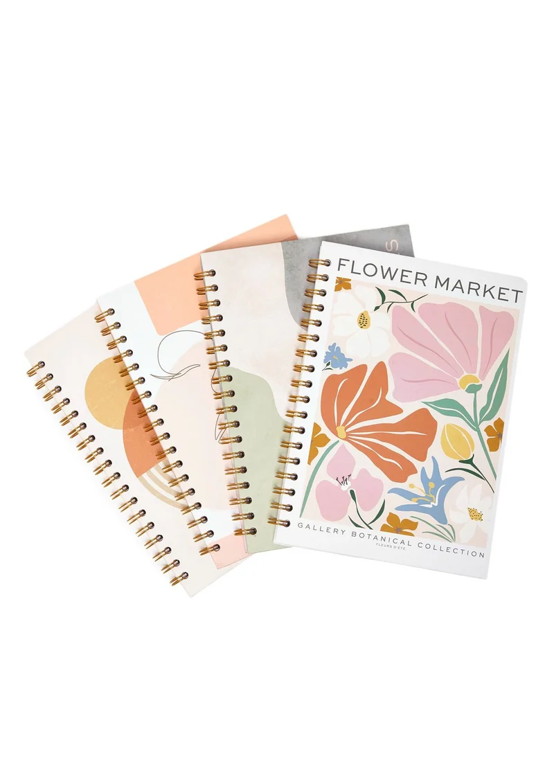 Prickly Pear B5 Flower Market Ringbound Notebook