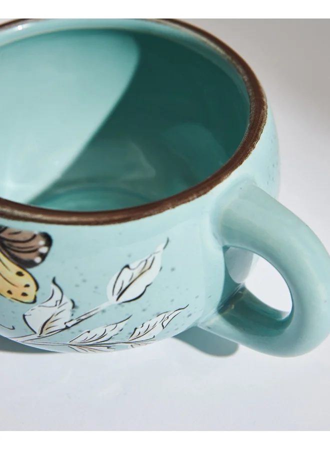Chumbak Flora Bird Cup & Saucer Set