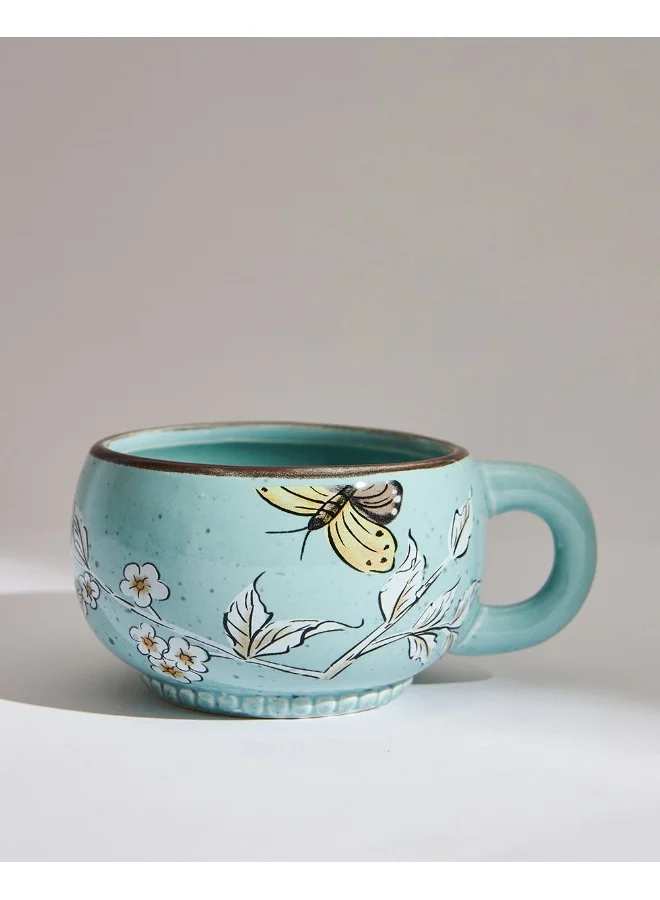 Chumbak Flora Bird Cup & Saucer Set