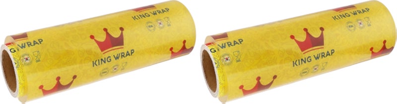 King wrap cling film 30 cm, transparent, 2 rolls