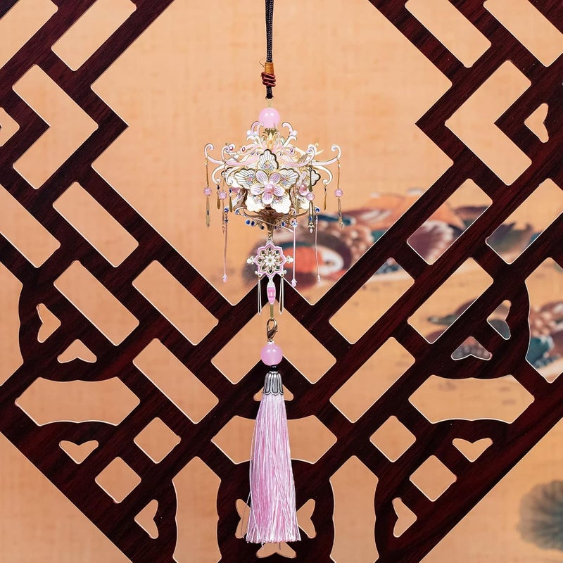 Luckam نماذج ألغاز معدنية ثلاثية الأبعاد، نموذج زهور من الفولاذ المقاوم للصدأ للبالغين للبناء، ألغاز قصر الثقافة الصينية، مجموعات حرفية مصغرة هدايا إبداعية - Image 5