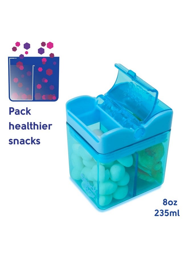 Precidio Design Snack in the Box NEW Little Finger-Friendly Eco-Friendly Reusable Snack Container (Blue) 1001BL - Image 2