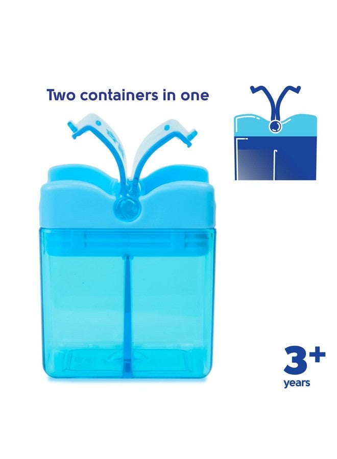 Precidio Design Snack in the Box NEW Little Finger-Friendly Eco-Friendly Reusable Snack Container (Blue) 1001BL - Image 4