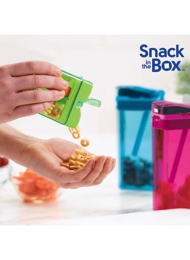 Precidio Design Snack in the Box NEW Little Finger-Friendly Eco-Friendly Reusable Snack Container (Blue) 1001BL - Image 3