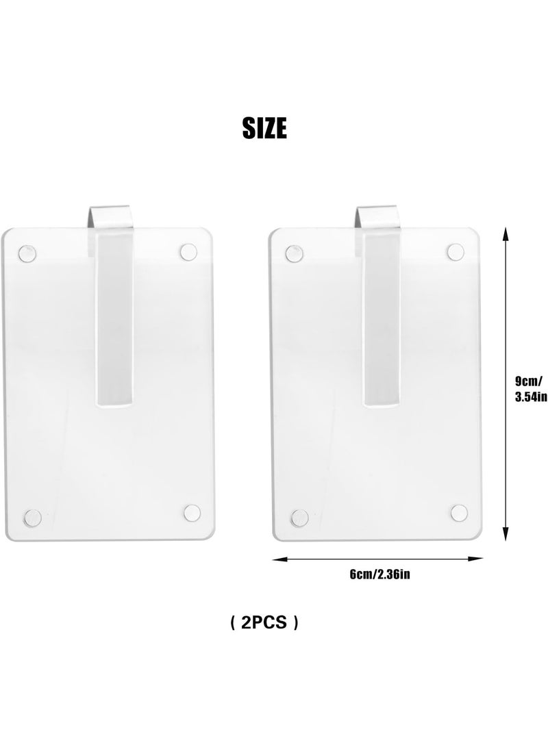 حامل صورة ل parasol السيارة، مقطتين مغناطيسيتين عالميتين لإضافة صورتك الخاصة - Image 2