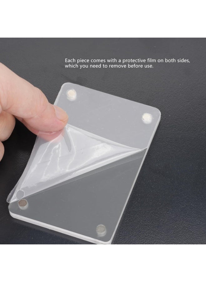 حامل صورة ل parasol السيارة، مقطتين مغناطيسيتين عالميتين لإضافة صورتك الخاصة - Image 4