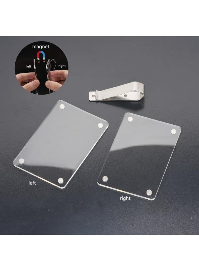 حامل صورة ل parasol السيارة، مقطتين مغناطيسيتين عالميتين لإضافة صورتك الخاصة - Image 5