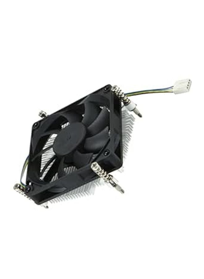 Low Profile CPU Air Cooler with Aluminum Copper Core Radiator Fan for Efficient Computer Heat Dissipation - Image 1