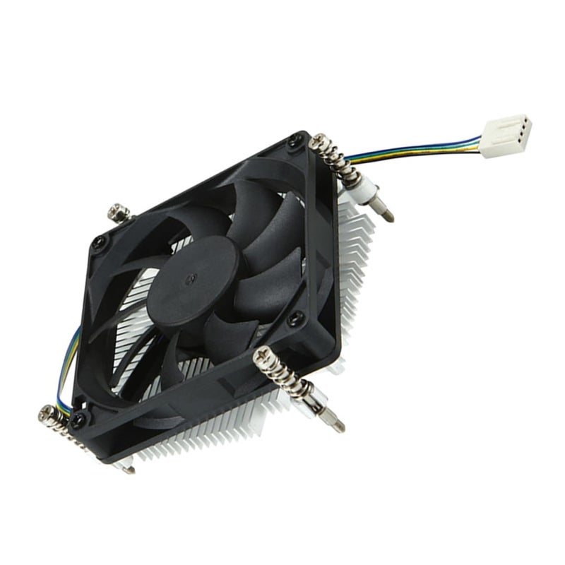 Low Profile CPU Air Cooler with Aluminum Copper Core Radiator Fan for Efficient Computer Heat Dissipation - Image 2