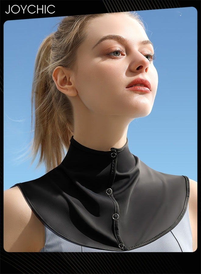 Joychic شال حماية من الشمس جديد للنساء صيفي، شال خفيف من الحرير الجليدي للقيادة وركوب الدراجات في الهواء الطلق - Image 1