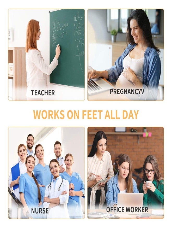 يسيميا زوجان من الجوارب الضاغطة للنساء 20-30 ملم زئبق جوارب داعمة بمقاسات كبيرة (بيج*1 + أسود*1، 2XL) - Image 5