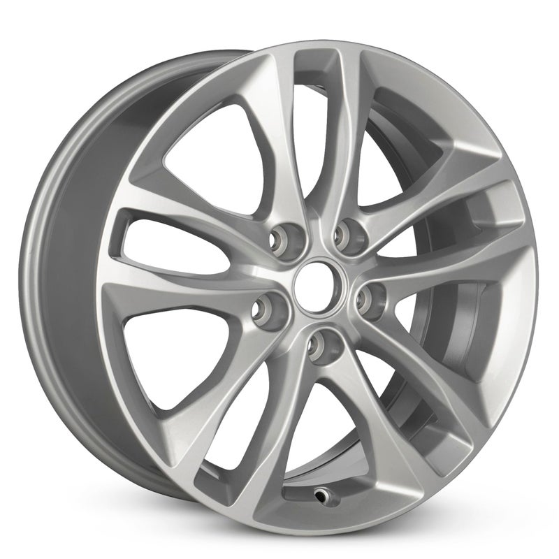 Generic Road Ready Wheels For 2016-2018 Chevrolet Malibu 17 Inch Painted Silver Rim - OE Direct Replacement - Car  - Image 2