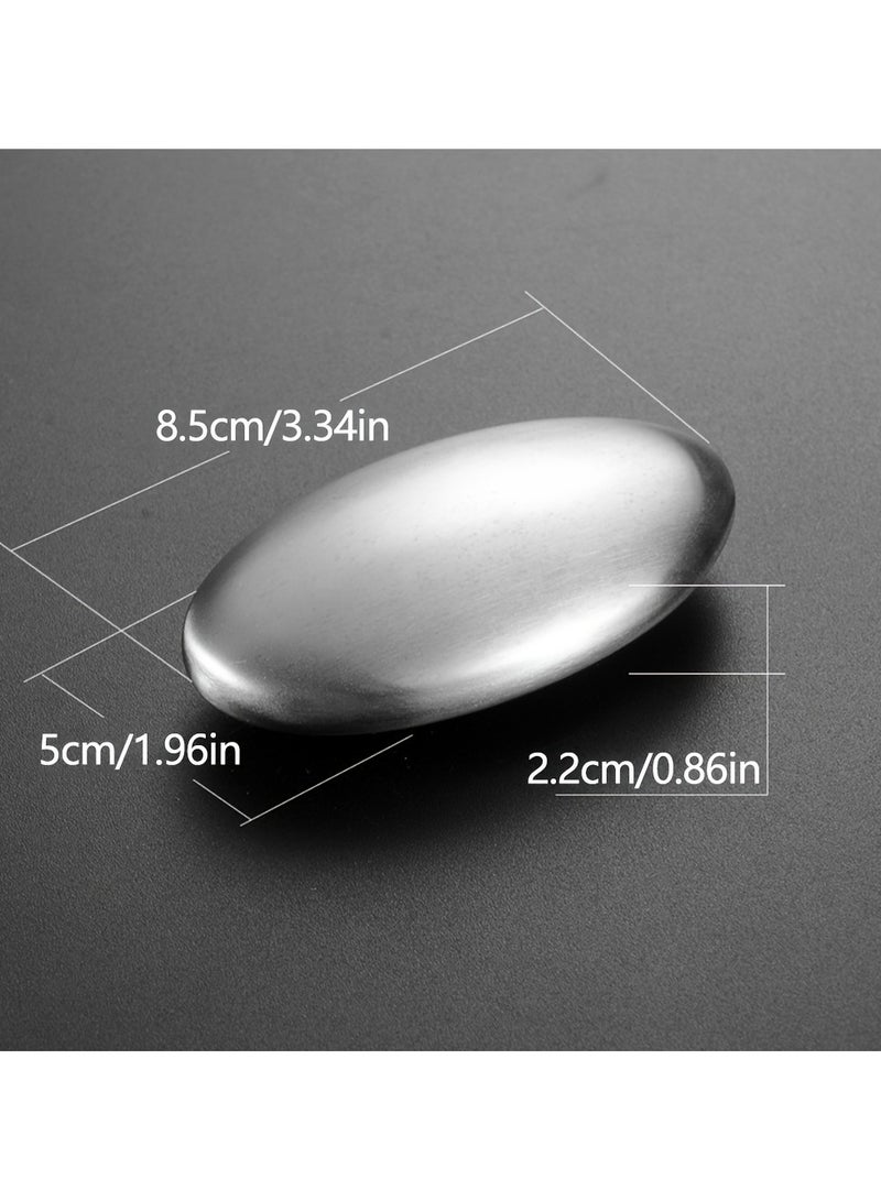 Reusable 304 Stainless Steel Soap Bar - Odorless Heavy-Duty Metal Soap for Kitchen, Dishwashing & Fish Cleaning - High-Quality Durable Hard Bar with Easy-Attach Accessories - Image 4