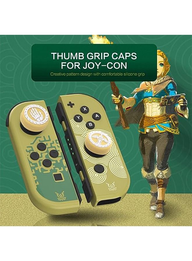 4PCS Switch Thumb Grip Caps for The Legend of Zelda: Tears of The Kingdom, Soft Silicone Joystick Cover Compatible with Nintendo Switch/Switch OLED/Switch lite /Sony PS5/ PS4/ XBOX  - Image 3