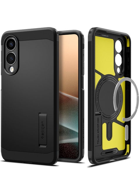 Tough Armor MagFit AI for Samsung Galaxy S25 EDGE Case Cover with MagSafe - Black