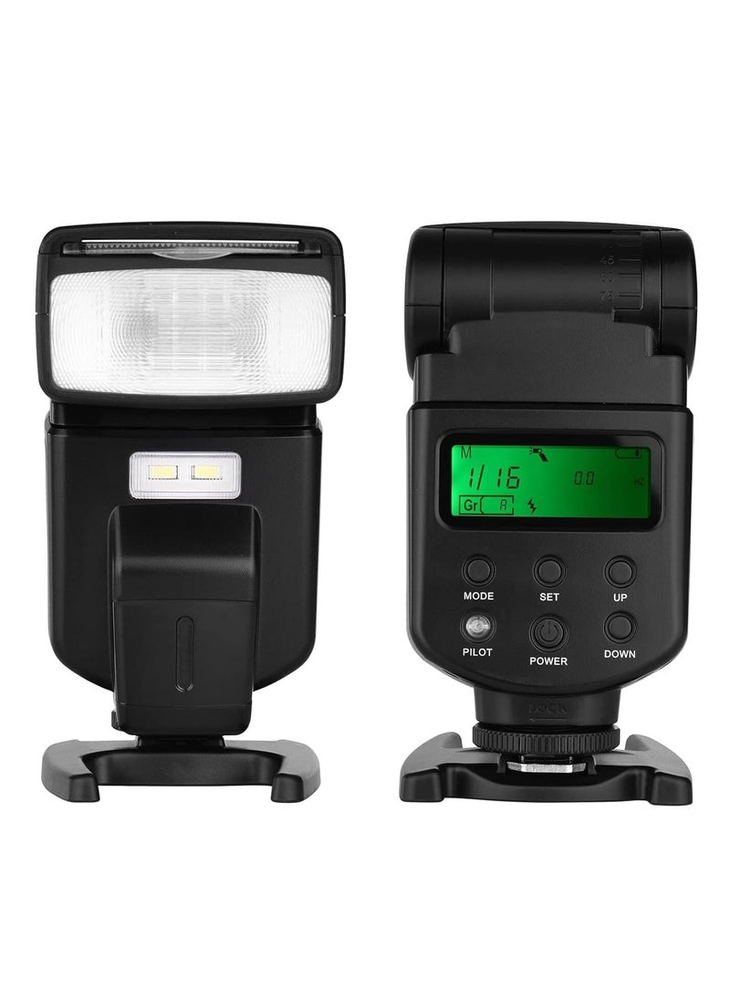 Volynix - Generic Universal Flash Speedlite GN40 Adjustable LED Fill Light On-Camera Flash Lamp Compatible with Canon Nikon Olympus Pentax DSLR Cameras - Image 1