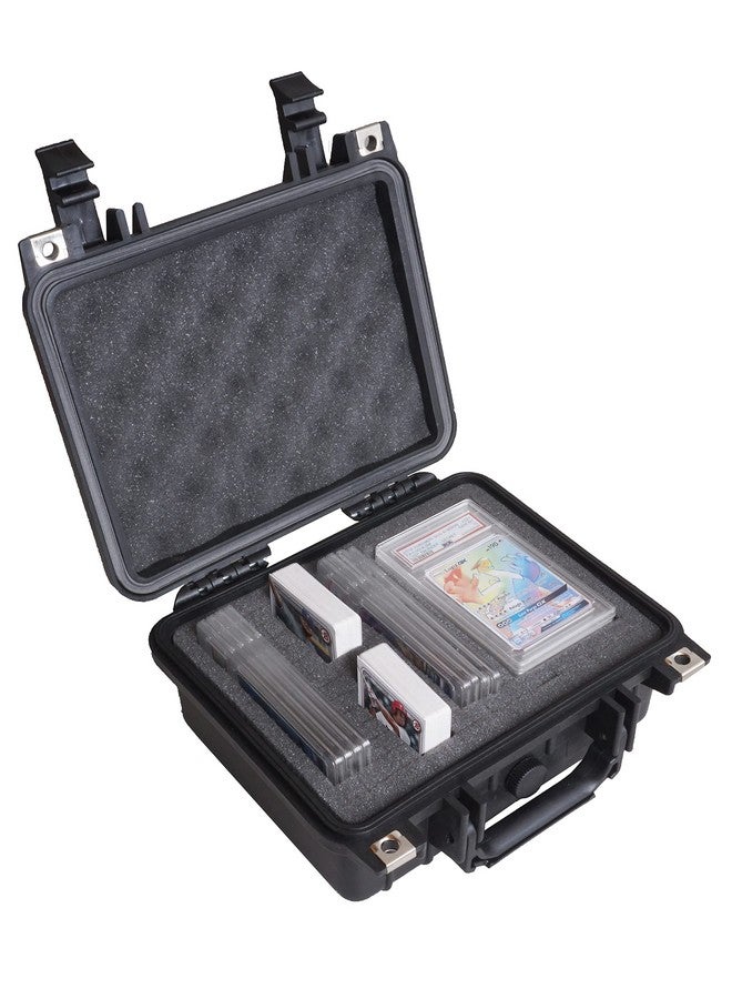 Case Club Case Club Graded Card Storage Box Fits up to 34 Card Slabs, or 100+ Sleeve Top Loaders- Travel Case fits Pokemon, MTG, & Sports Trading cards in Waterproof Exterior with Customizable Foam Interior - Image 1