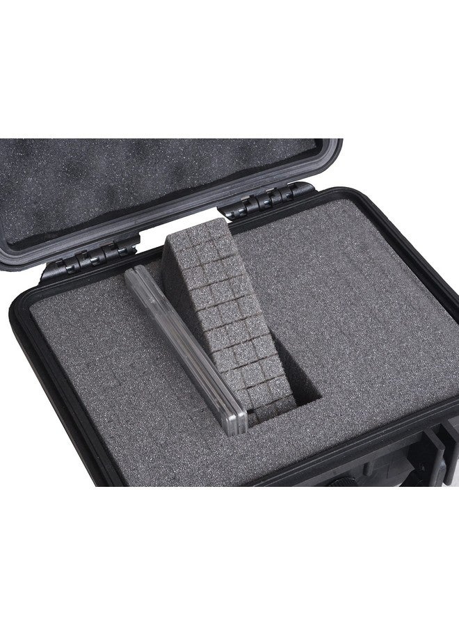 Case Club Case Club Graded Card Storage Box Fits up to 34 Card Slabs, or 100+ Sleeve Top Loaders- Travel Case fits Pokemon, MTG, & Sports Trading cards in Waterproof Exterior with Customizable Foam Interior - Image 4