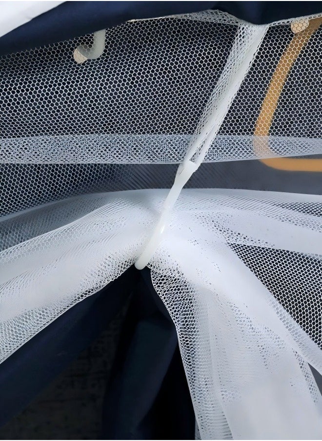 Y&D Bed Canopy Tents Curtain Blackout Curtain Single Bed Tent Curtain Student Shading Cloth Bed Canopy Mosquito Net Student Sleep Privacy Protection  - Image 5