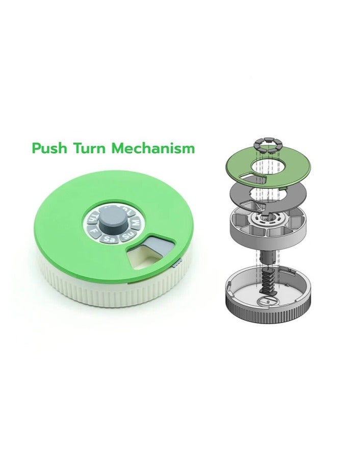 عام صندوق دوّار للحبوب، صندوق أدوات صغير يحتوي على عدة أقسام مغلقة بشكل منفصل. - Image 3