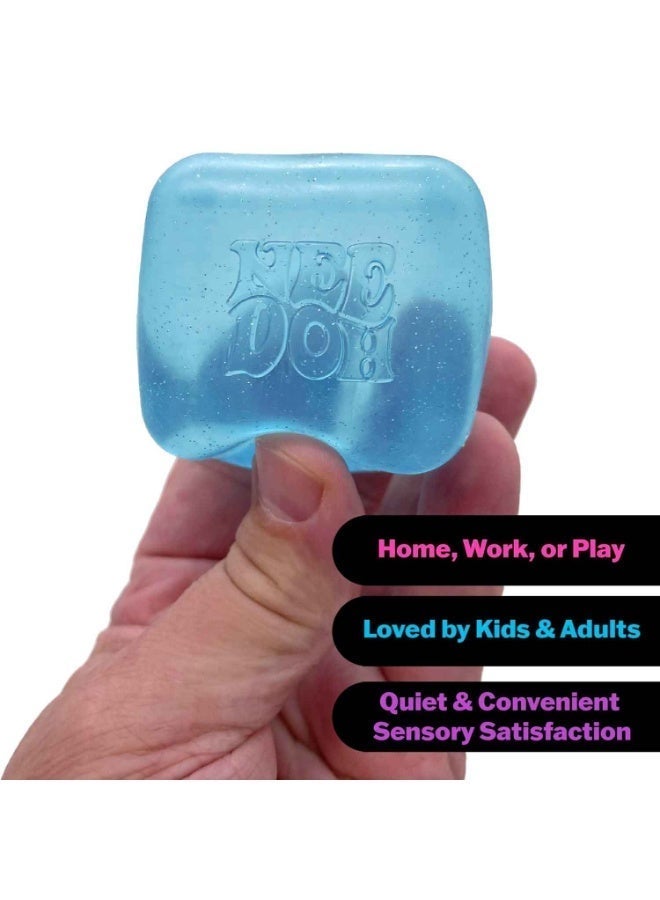 3PCS,Sensory Squeeze Toy with Super Solid Squish,Sensory Toy with a Super Solid Squish,Always Returns to its Square Shape,Ages 3 and Up,2.25" Cube - Image 4