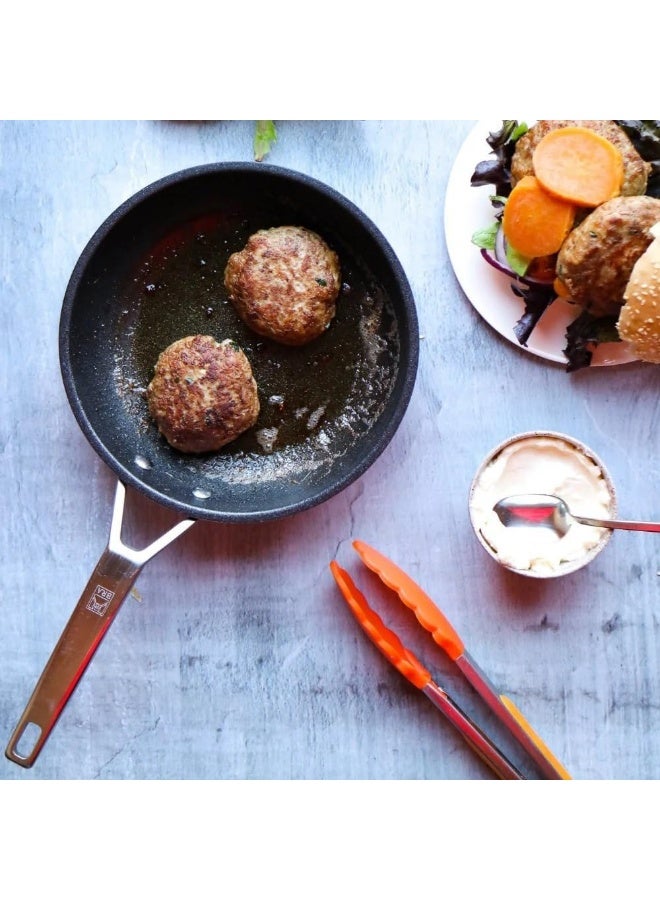 BS B&S BLACKPLUS Frypan High Tech Series – Non-Stick Induction Base Frying Pan with 1810 Inox Handle – Durable Cookware Kitchen Accessory – 32 cm - Image 1