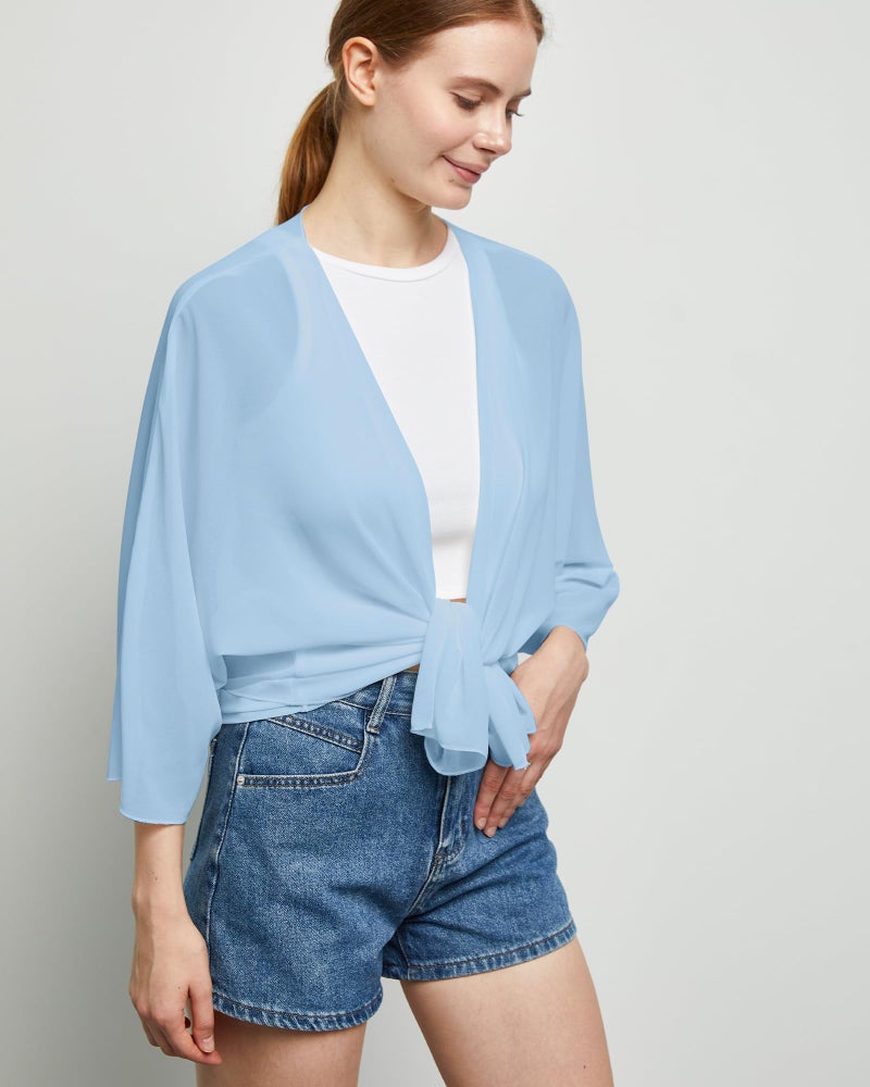 Argstar Women's Kimono Cardigans Casual Summer Tops Cover up Open Front Resort Wear/Beachwear - Image 5