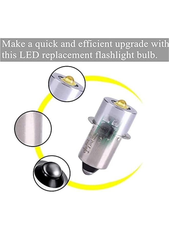 CUIFATI مصباح LED المحدث، 5 واط 6-24 فولت P13.5s مصباح LED عالي الطاقة، مع مصباح قابل للتحديث أو استبدال لمبة المصباح اليدوي. - Image 4