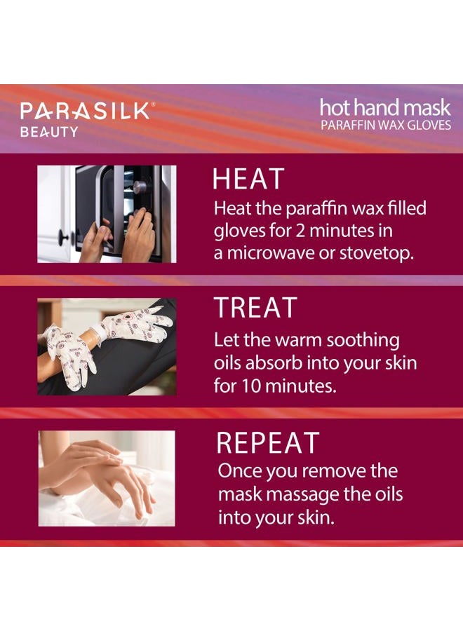 Parasilk Beauty Hot Hand Mask Glove (1 Pair) - Image 3