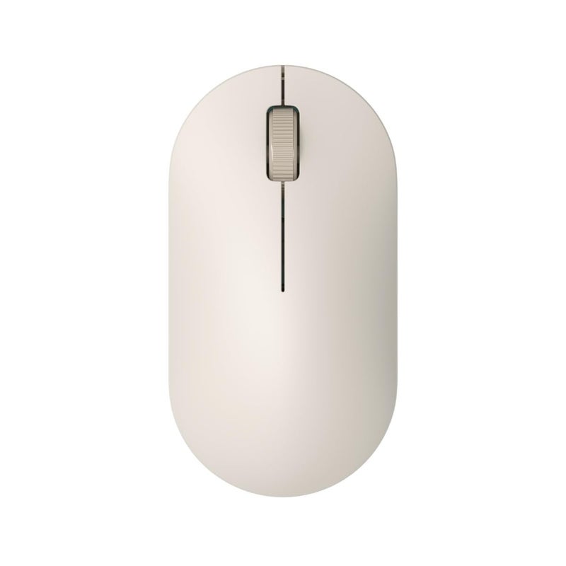 Xiaomi Lite 2 Wireless Mouse 2.4GHz 1000DPI Ergonomic Optical Portable Computer Mouse Easy to Carry Gaming Mouses (White)