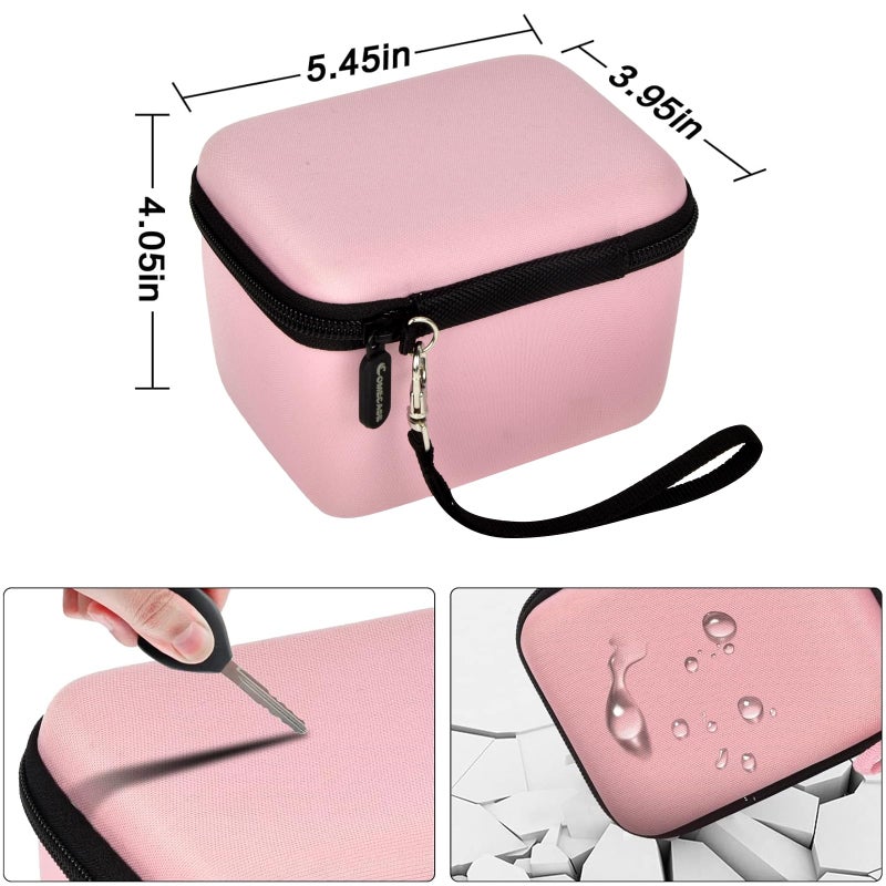 Comecase Vlogging Camera Case Compatible with for Duluvulu/for VJIANGER/for JGIPL/for TEBNGIHNM 4K Digital Cameras for Youtube. Vlog Camera Carrying Storage for Lens, Cable and Other Accessories - Pink - Image 5