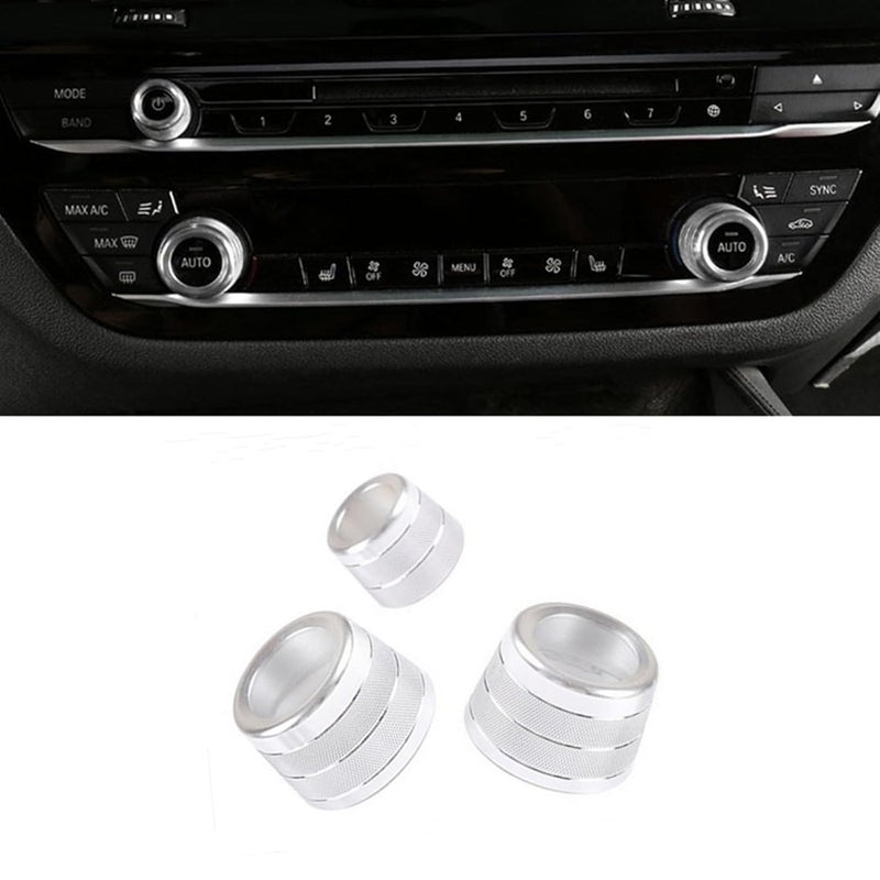 QASULER Air Conditioner Control Knob Cover for BMW - Image 2