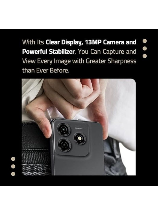 TCH ONE SMARTPHONE BLACK 4GB RAM 128GB ROM - (UAE Version) - Image 3