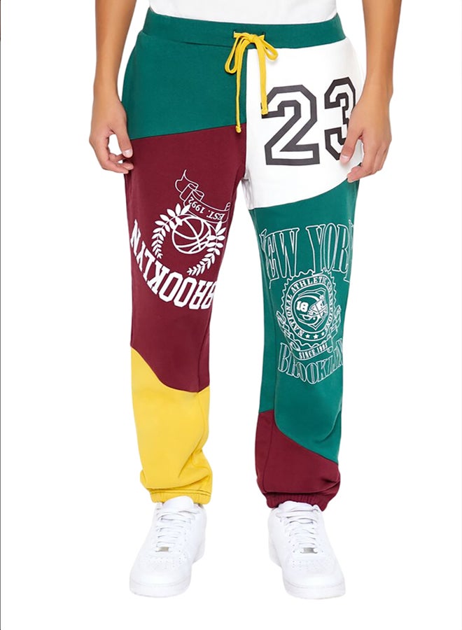 FOREVER 21 Colorblock New York Joggers  - Image 1