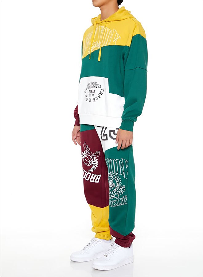 FOREVER 21 Colorblock New York Joggers  - Image 2