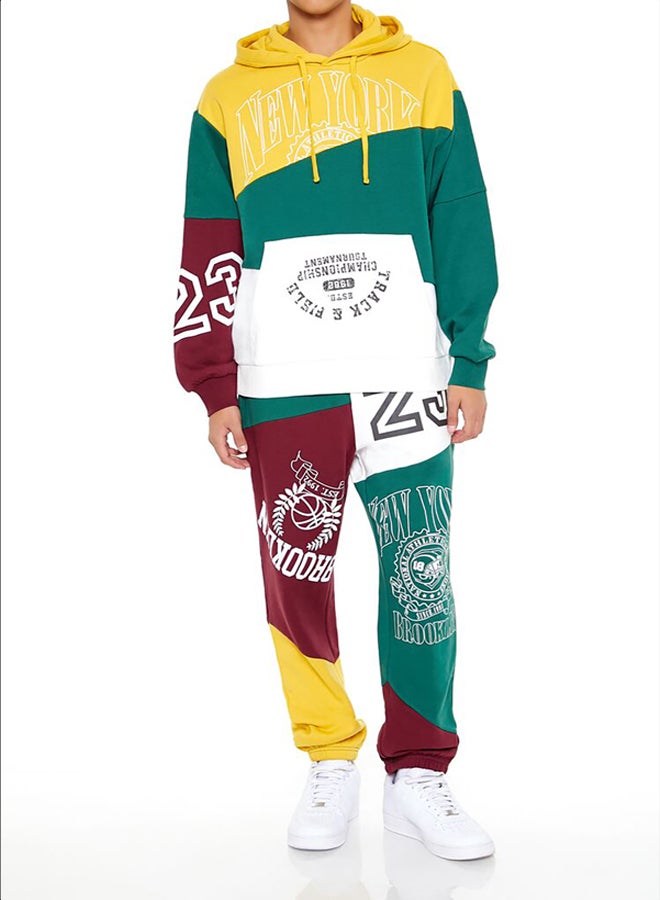 FOREVER 21 Colorblock New York Joggers  - Image 4