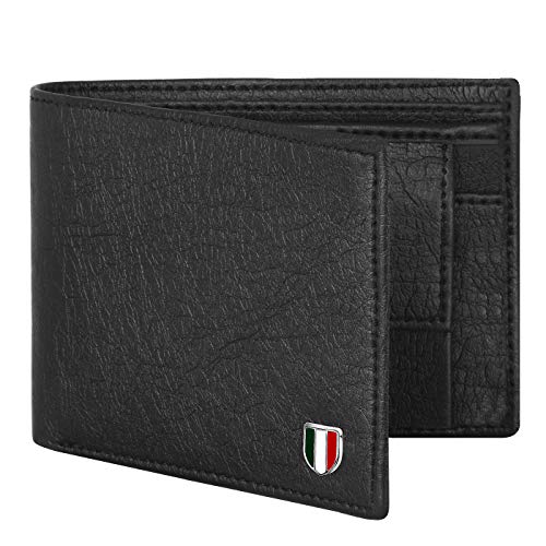 GIOVANNY Black Leather Men's Wallet (GVN-BLKLHAR01) - Image 2