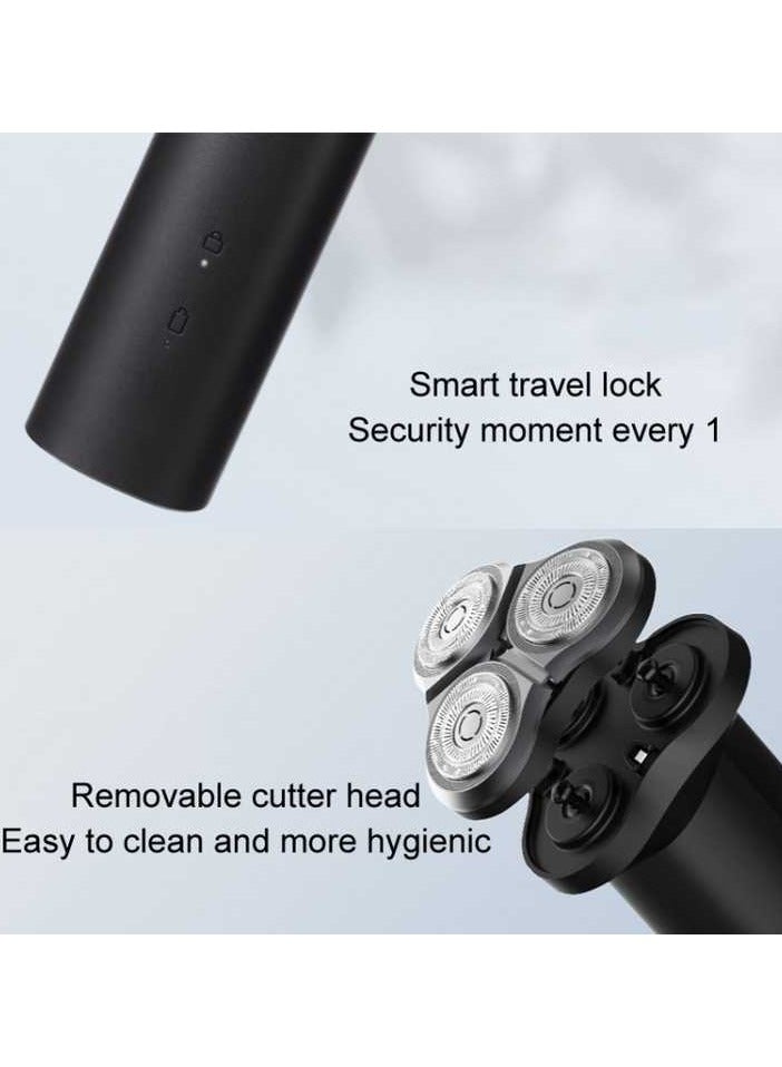 Xiamoi Xiaomi Mijia S300 3D Floating Smart Electric Shaver IPX7 Waterproof Razor Type-C Charging Double Layer Blade Dry & Wet Beard Shaving - Image 2