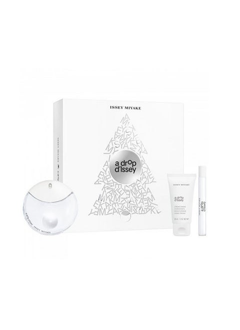 Issey Miyake A Drop D'Issey Women Set Edp 90Ml + 10Ml Spray + 50Ml Hand Cream