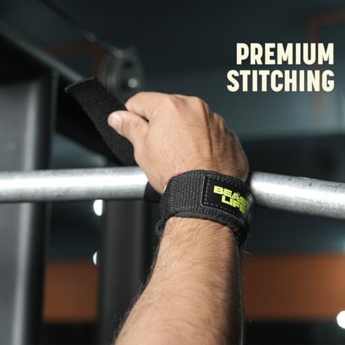 BEASTLIFE Weight Lifting Straps - Wrist Support for Gym, Men & Women, Deadlift & Weightlifting Straps for Improved Grip, Gym Accessories for Strength Training - Image 2