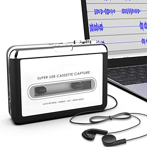 atdaraz Old Tape Cassette Player with Mp3 Converter Recorder - Tape Old Cassette Audio Digitizer. - Image 1