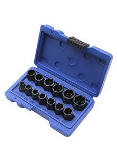 13PCS Impact Bolt & Nut Remover Set Bolt Extractor Removal Tool Set with Storage Box