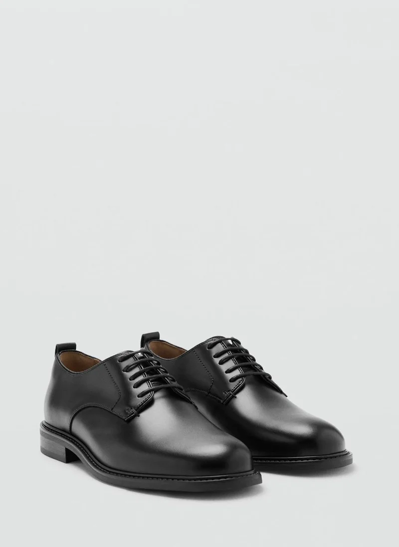 مانجو مان Lace-Up Leather Shoes