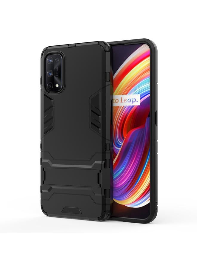 S-TOP Case For OPPO Realme 7 Pro PC + TPU Shockproof Protective Case with Holder - Image 1