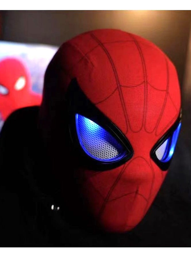 Healife Spider-Man mask, ultra-high restoration, with ring remote control that can be opened and closed with electric bright eyes - red light, superhero Spider-Man helmet mask  - Image 2
