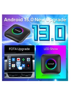 Carlinkit Carlinkit Newest Android 13.0 Ai Box LED, 8+128GB with Qualcomm 8-cores, 3-in-1 Wireless CarPlay/Android Auto Comes with Play Store, Streaming Video, Only for The Vehicle with Wired CarPlay  - Image 2
