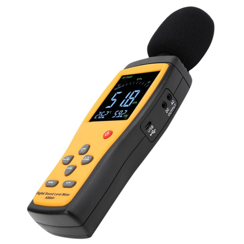 AS844 Digital Sound Level Meter Decibel Noise Monitor Intelligent Sensor DB Measuring Instrument - Image 3