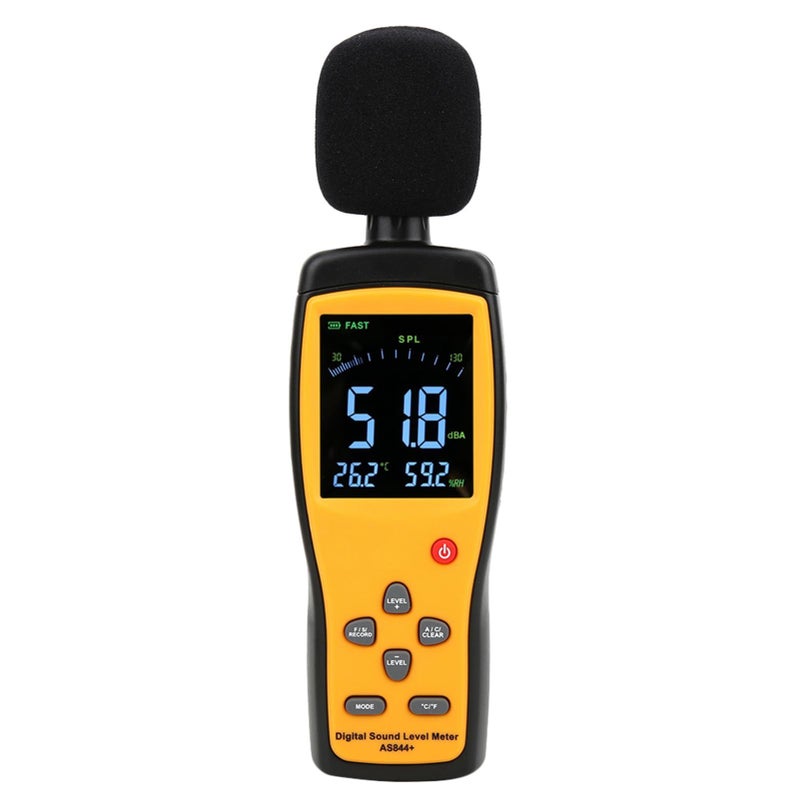 AS844 Digital Sound Level Meter Decibel Noise Monitor Intelligent Sensor DB Measuring Instrument - Image 1