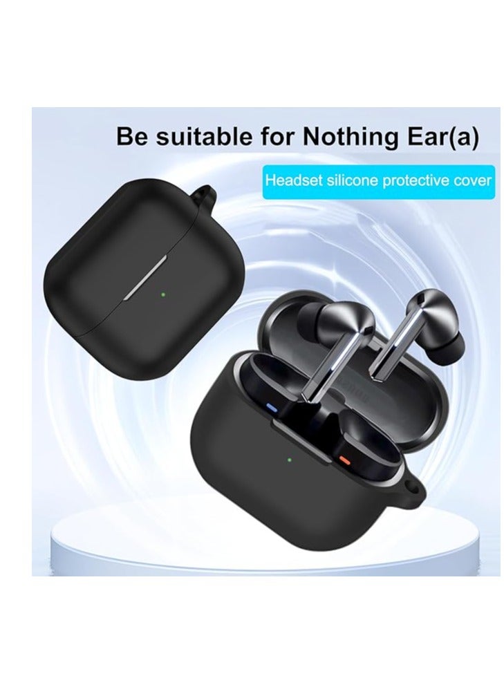 Case for Samsung Galaxy Buds 3 Pro/Buds 3 Cover,Flexible Silicone Case for Samsung Galaxy Buds 3 Pro/Buds 3 (2024)-Black - Image 4